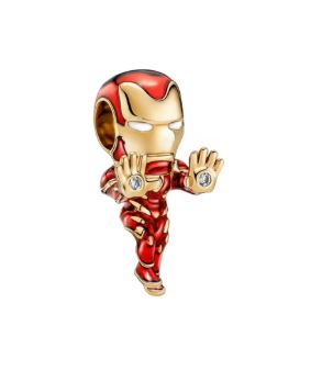 Charm Inspirado en Iron Man | Plata 925 | Compatible con Pandora