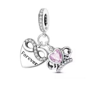 Charm Colgante Forever | Plata 925 | Compatible con Pandora