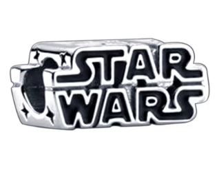 Charm Logo Star Wars Plateado | Plata 925 | Compatible con Pandora