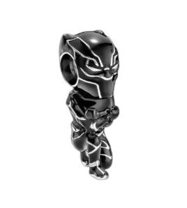 Charm Black Panther Inspirado en Marvel | Plata 925 | Compatible con Pandora