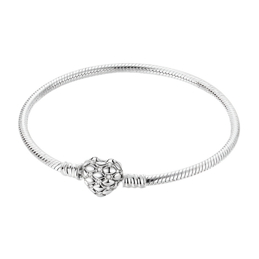 Bracciale a forma di cuore compatibile con Pandora | Argento 925 | Compatibile con Pandora 