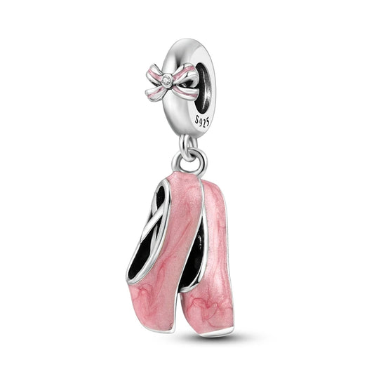 Charm Colgante Zapatos Ballet | Plata 925 | Compatible con Pandora