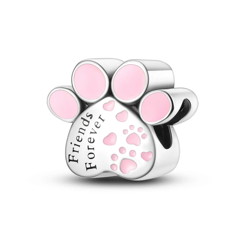 Charm Pata Mascota | Plata 925 | Compatible con Pandora