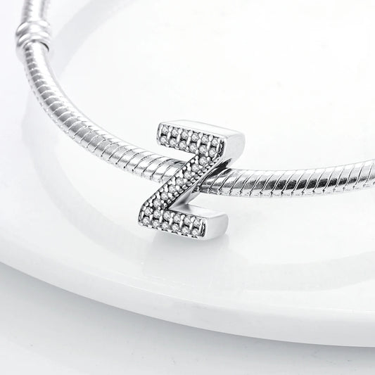 Charm Abecedario Z | Plata 925 | Compatible con Pandora