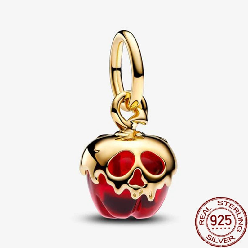 Charm Colgante Manzana Envenenada | Plata 925 | Compatible con Pandora