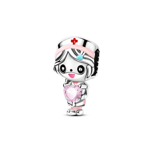 Charm Enfermera | Plata 925 | Compatible con Pandora