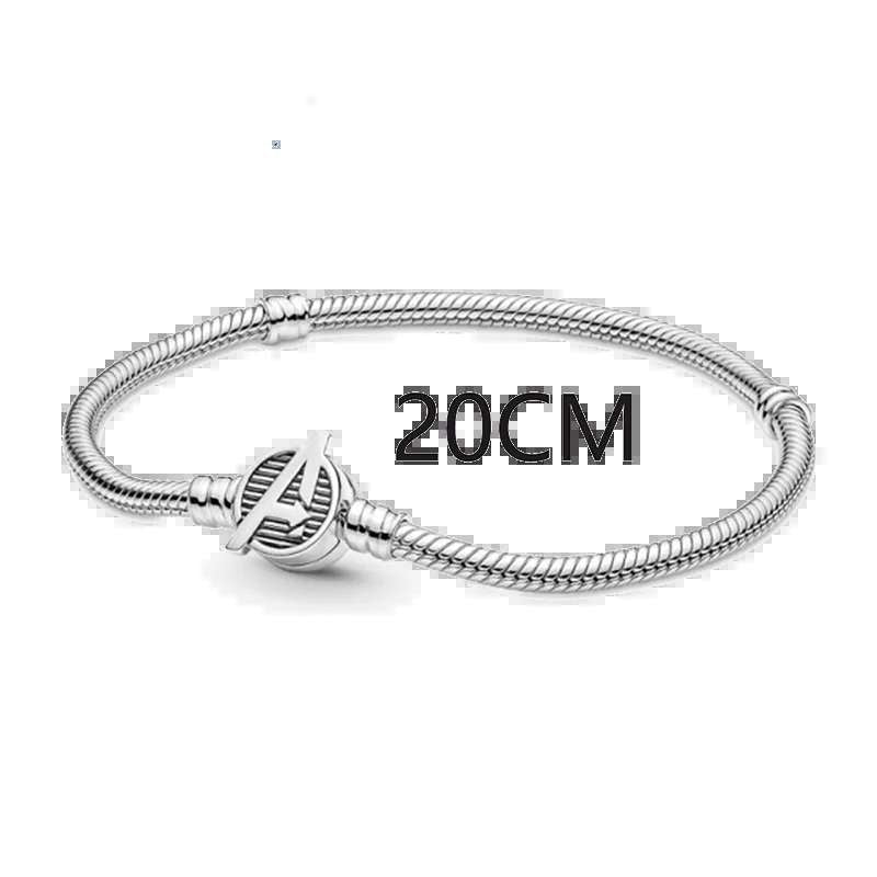 Pulsera Avengers | Plata 925 | Compatible con Pandora