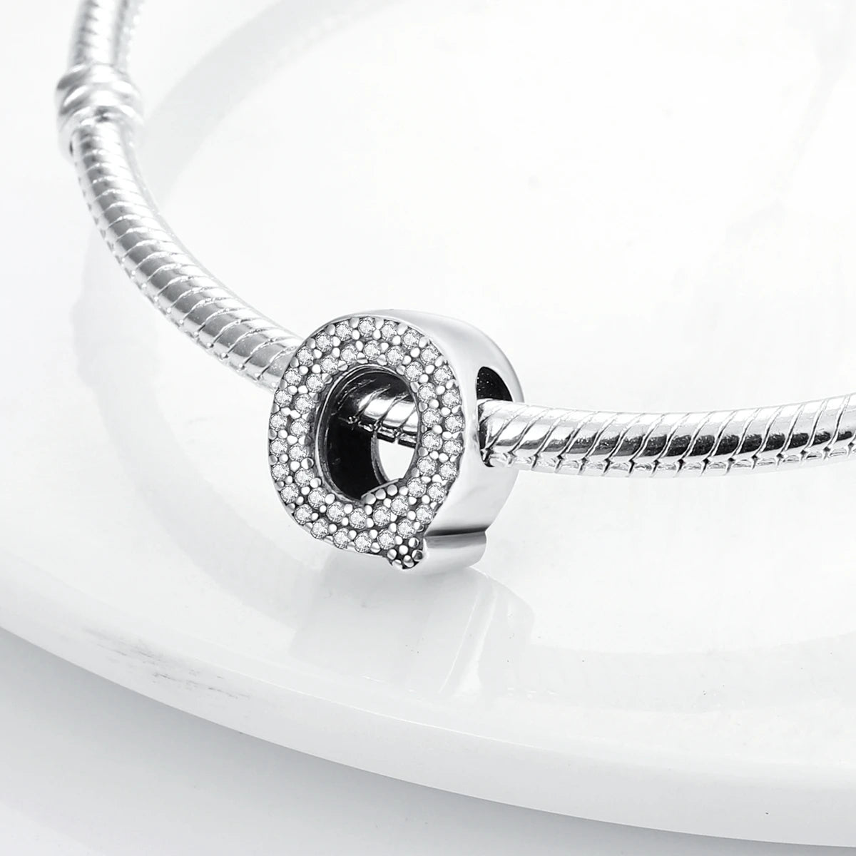 Charm Abecedario Q | Plata 925 | Compatible con Pandora