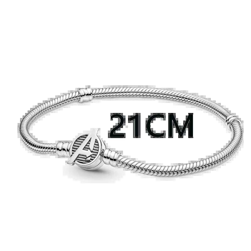 Pulsera Avengers | Plata 925 | Compatible con Pandora