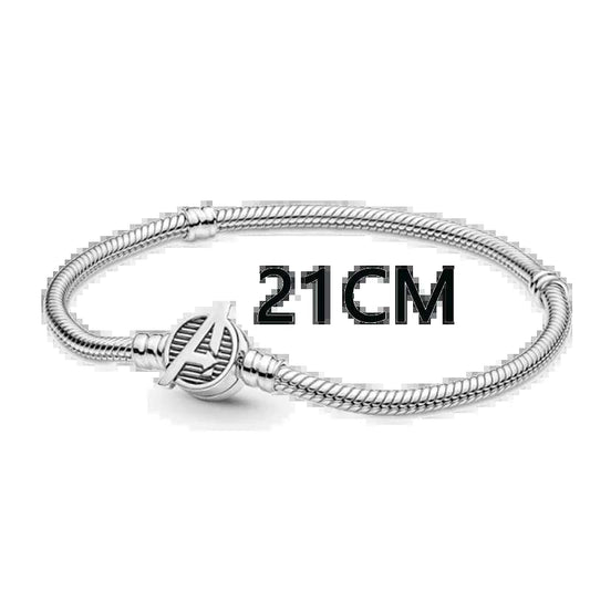 Pulsera Avengers | Plata 925 | Compatible con Pandora