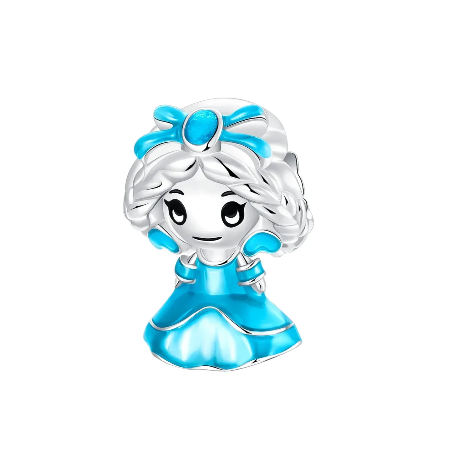 Charm Princesa Azul | Plata 925 | Compatible con Pandora