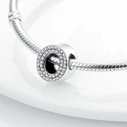 Ciondolo con alfabeto O | Argento 925 | Compatibile con Pandora