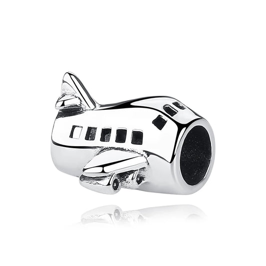 Charm Viajes Avion | Plata 925 | Compatible con Pandora