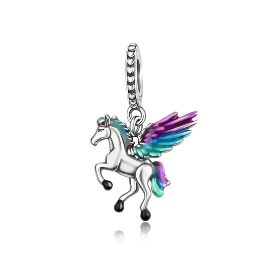 Charm Colgante Pegaso | Plata 925 | Compatible con Pandora