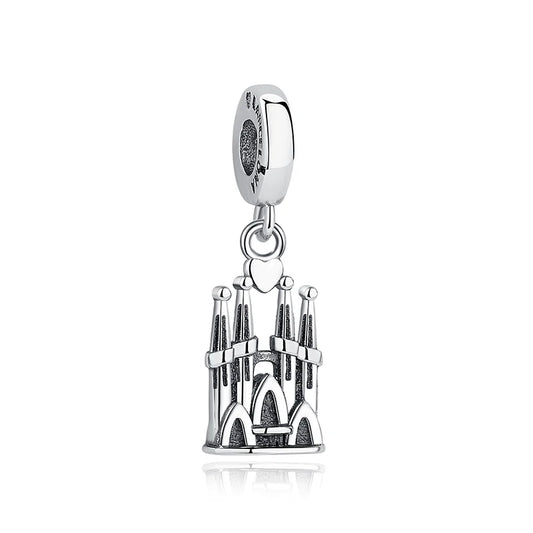 Charm Lugar Sagrada Familia | Plata 925 | Compatible con Pandora