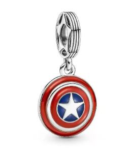Charm Colgante Escudo | Plata 925 | Compatible con Pandora
