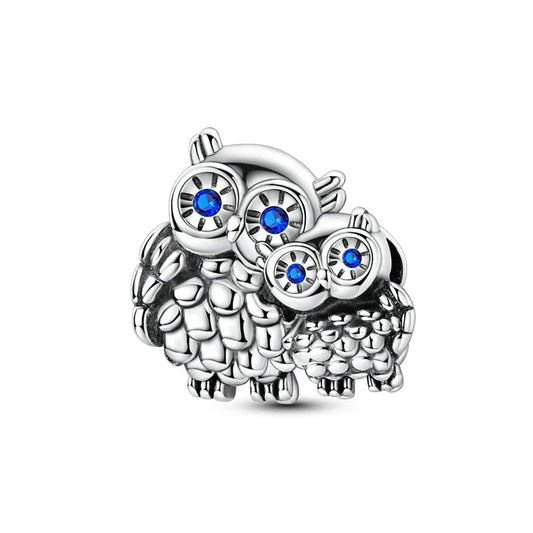 Charm Búho | Plata 925 | Compatible con Pandora - La Vibra de la Semana